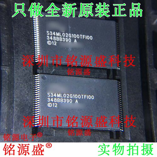铭源盛 全新 S34ML02G100TFI000 S34ML02G100TFI00 TSOP48 IC芯片