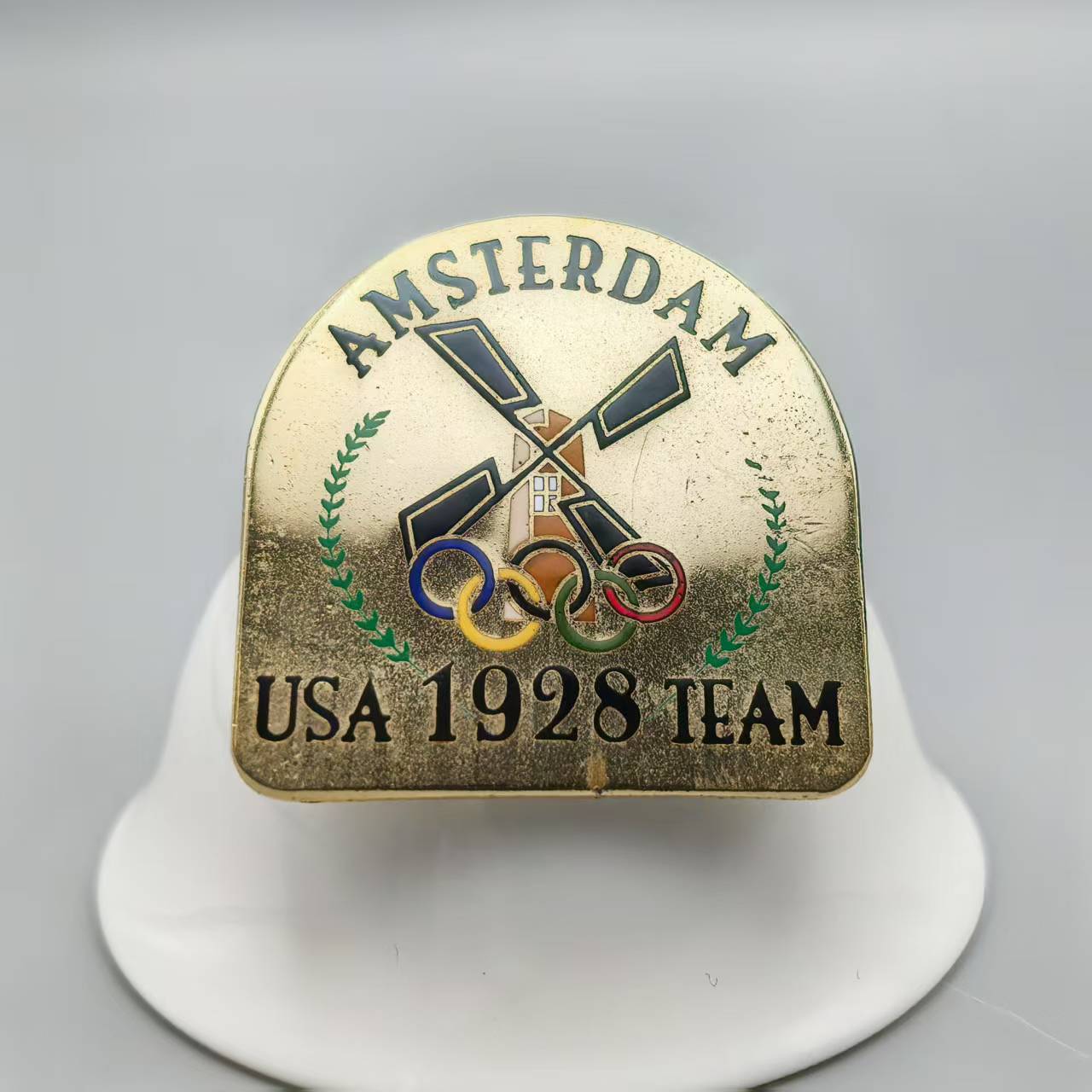 1928年阿姆斯特丹奥运会 可口可乐男孩 可乐收藏家 百年可乐徽章