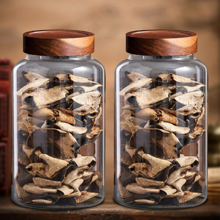 陈皮储存罐专用储藏罐密封罐食品级玻璃瓶子储物罐干货茶叶保存罐