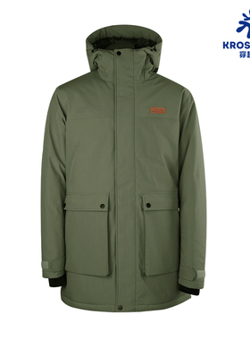 KROSSTORM穿越风暴男款秋冬季保暖棉袄中长款棉服112019