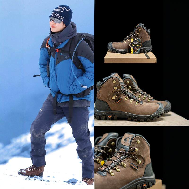 斯立德初心系列高帮户外运动旅行登山鞋防水耐磨牛皮爬山徒步鞋