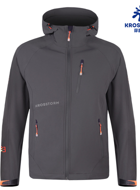 KROSSTORM穿越风暴四面弹户外软壳衣 男秋防水防风透气外套108005