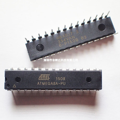 原装正品 直插 ATMEGA8A-PU AVR单片机/8K闪存微控制器 DIP-28