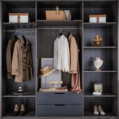 样板房衣柜衣橱软装饰品摆件套装