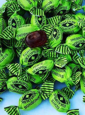 德国进口Euka menthol喂宝乐桉叶薄荷味糖果进口薄荷糖 散装半斤