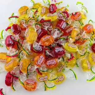 现货德国进口斯托克果汁糖进口浓浓水果味夹心糖小糖果进口散装