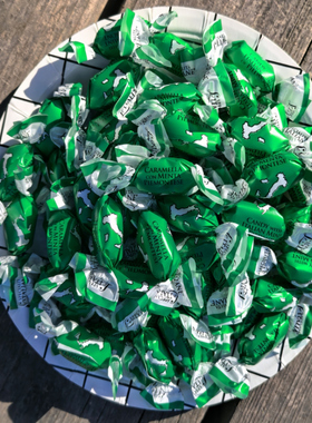 意大利进口serra夹心薄荷糖进口薄荷糖夹心薄荷糖散装半斤薄荷味