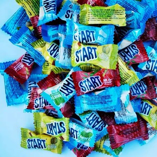 泰国进口START奶糖果草莓薄荷榴莲原味奶糖软糖 半斤 进口糖果散装