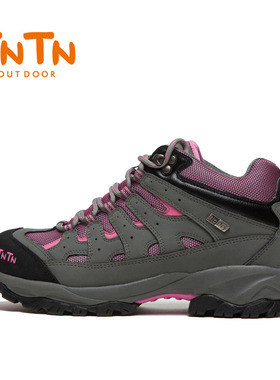 TNTN韩版户外秋冬季防水男女牛皮越野爬山徒步鞋旅游运动鞋登山鞋