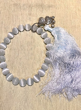 猫眼石铃铛串珠手链高级精致轻奢