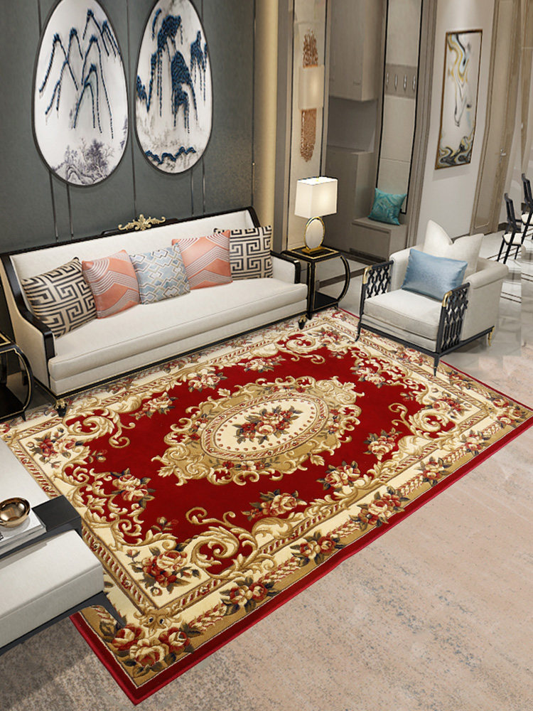 龙禧欧式地毯客厅沙发大面积毯卧室床边毯加厚高档毯家用茶几毯