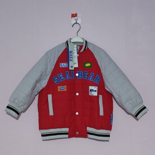 120码UAZ家儿童棒球服品牌童装外套绗棉薄棉衣外套男童厚外套秋冬