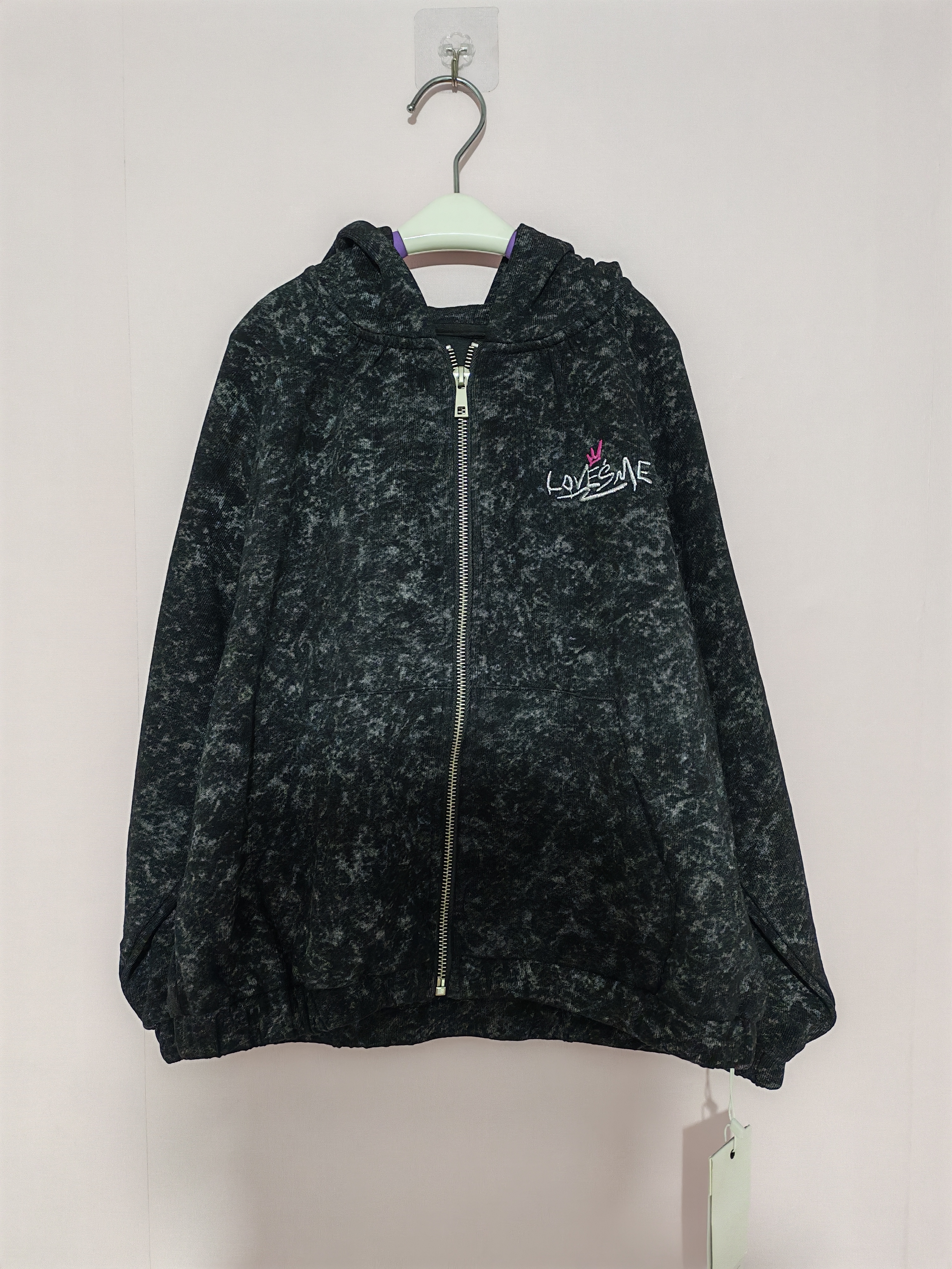 130-150码洛晓米童装品牌女童外套春秋季儿童外套连帽上衣断码清