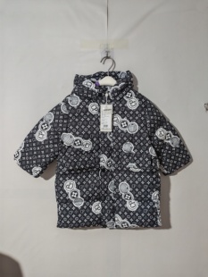 100码彩家儿童羽绒服男童羽绒服女童羽绒服长款冬季童装清仓