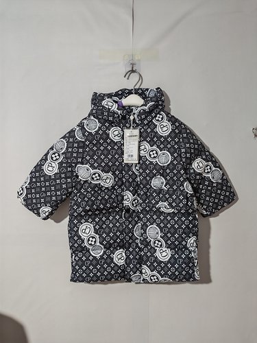 100-110码彩家儿童羽绒服男童羽绒服女童羽绒服长款冬季童装清仓