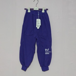 子秋冬加绒薄绒裤 120 男童女童裤 古力J儿童运动裤 子清仓 160码