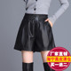 阔腿外穿靴裤 2025秋冬新款 绵羊皮短裤 女松紧高腰大码 海宁真皮皮裤
