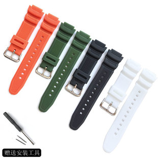 300h 218h 400树脂橡胶手表带ae 219表带 1200 适配卡西欧sgw