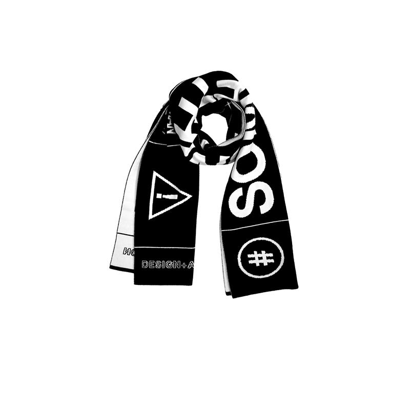 限量保暖围巾黑色创意礼品