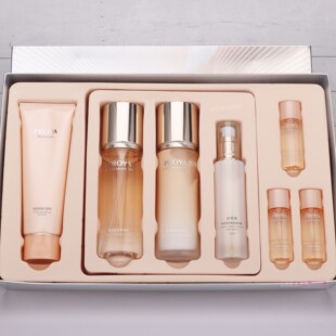 珀莱雅弹润透亮套盒套装润泽型双抗水乳精华淡纹紧致滋润保湿正品