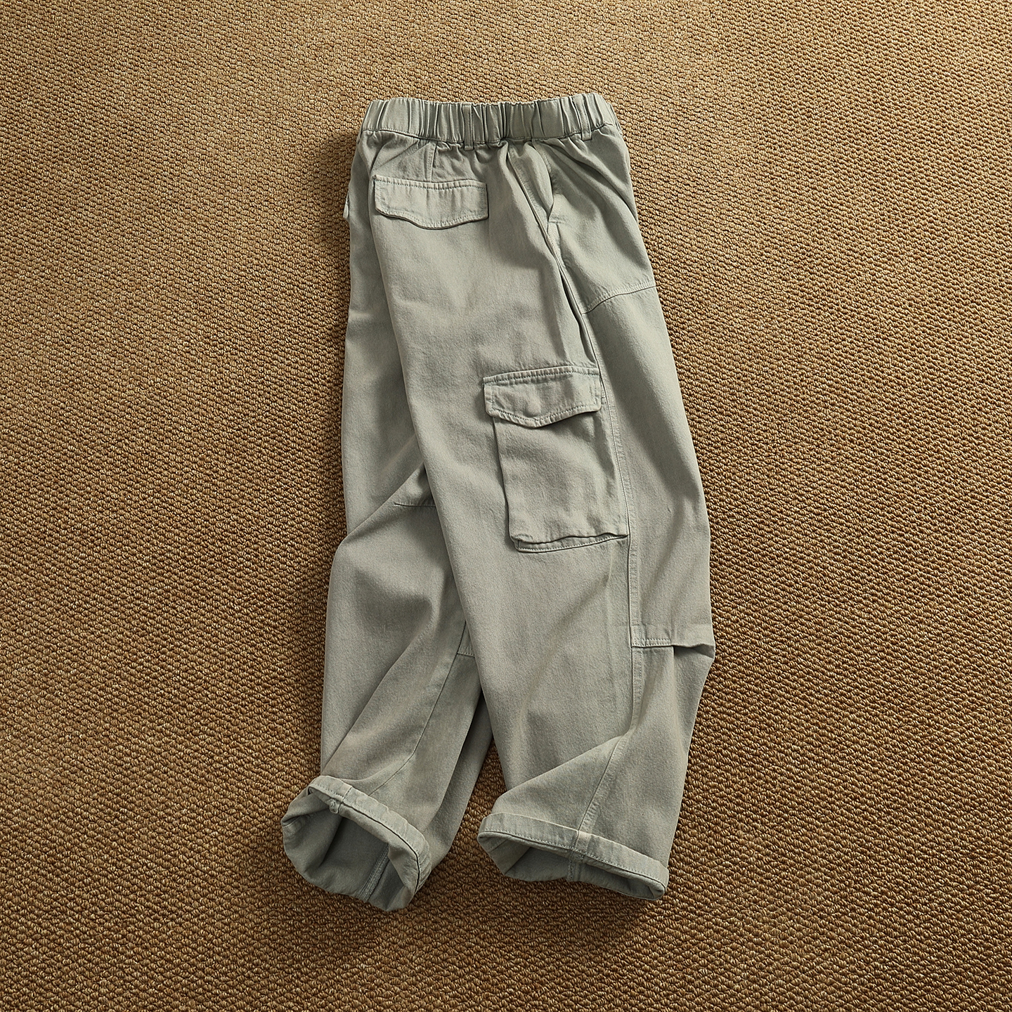 复古工装裤男潮3D立裁宽松休闲裤