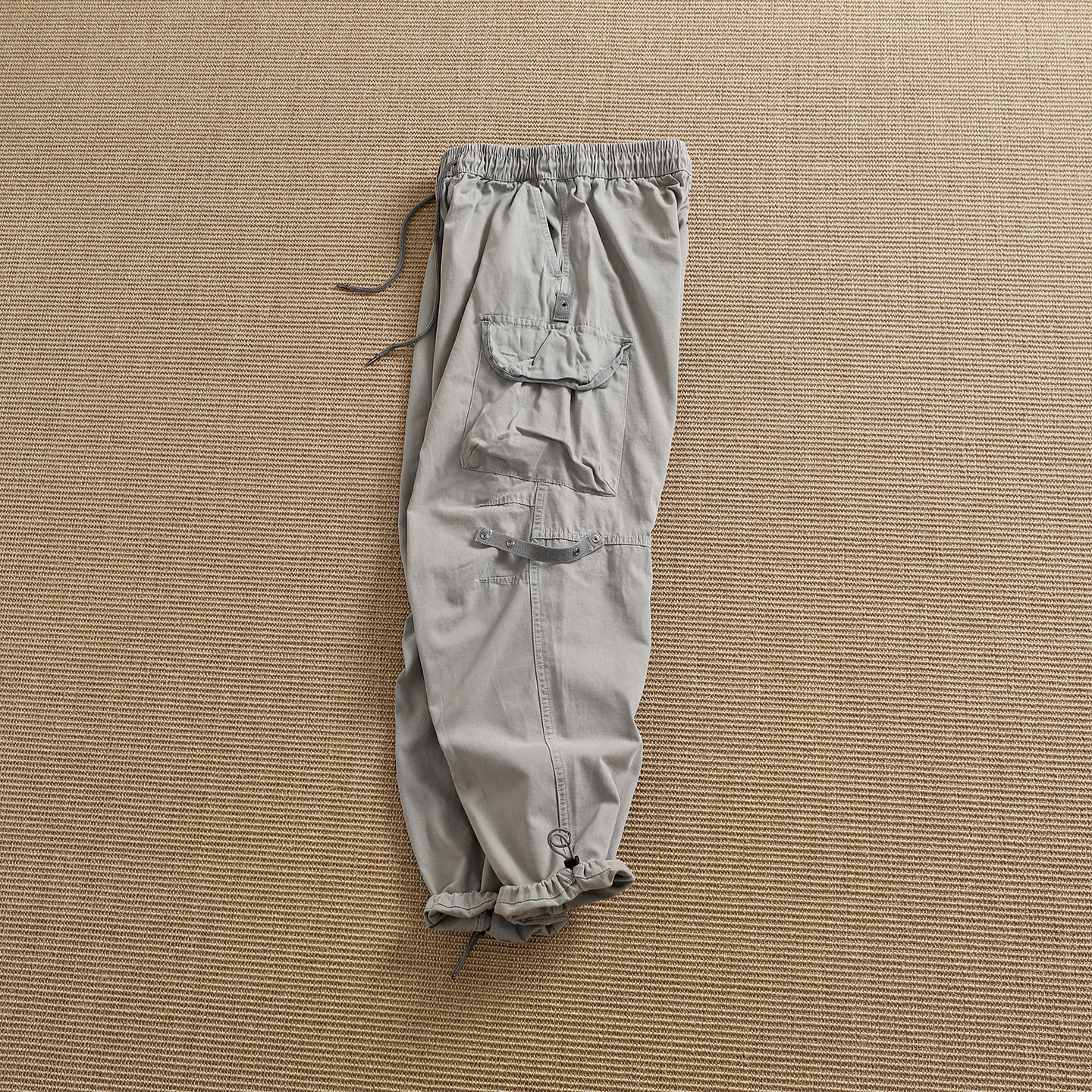 立体大口袋可束脚阔腿机能伞兵裤