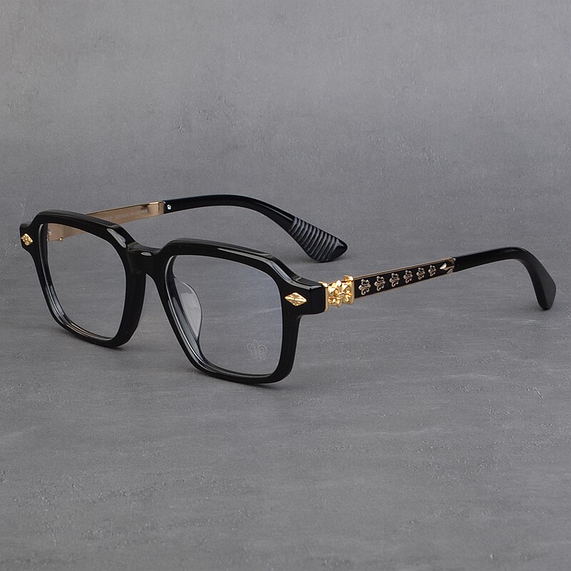 高级时尚百搭板材眼镜架男素颜潮流复古大脸眼镜框女网红近视显瘦