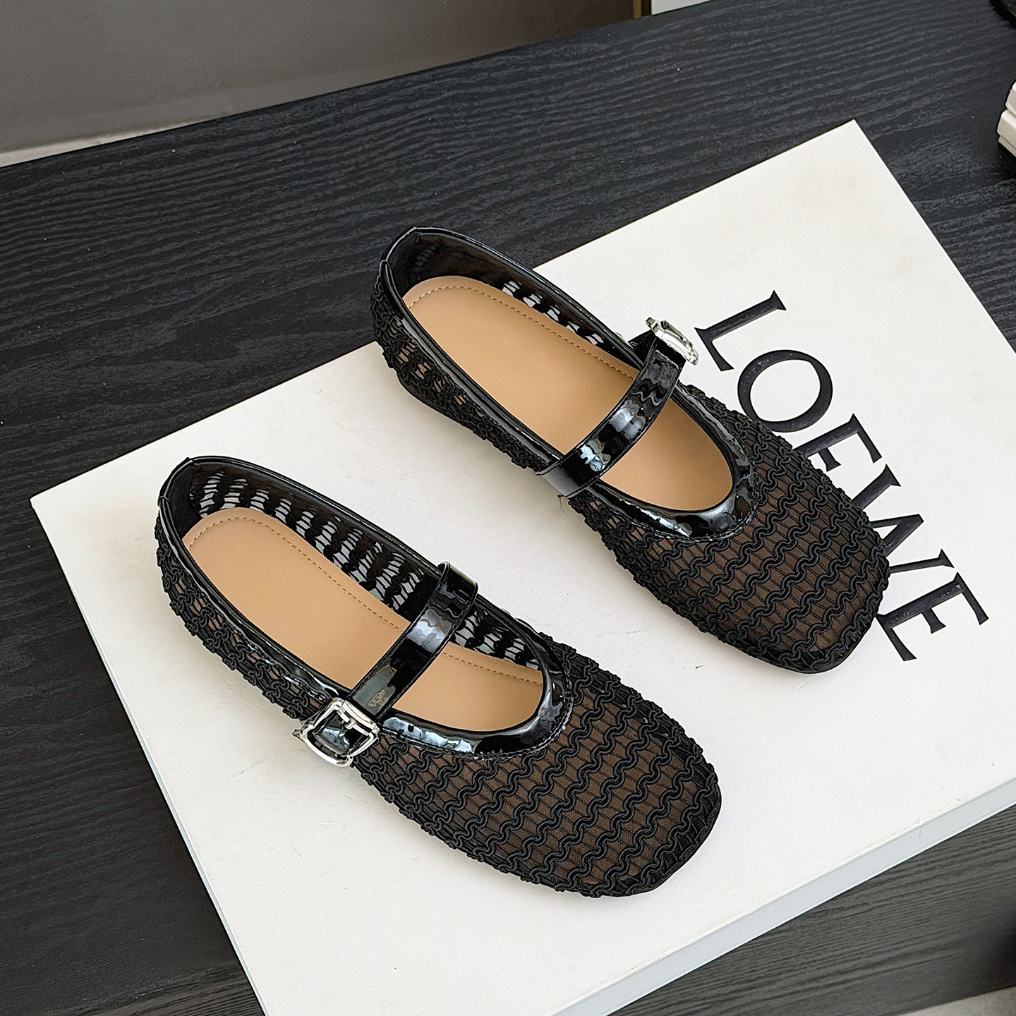 镂空编织玛丽珍鞋女2026新款夏季网面透气凉鞋法式平底鞋浅口单鞋,女鞋,玛丽珍鞋,淘宝优惠券,粉丝福利购,淘宝优惠卷