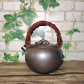 宜兴炮筒出水紫砂煮水烧水壶纯手工大容量电陶炉炭炉煮茶器500ml