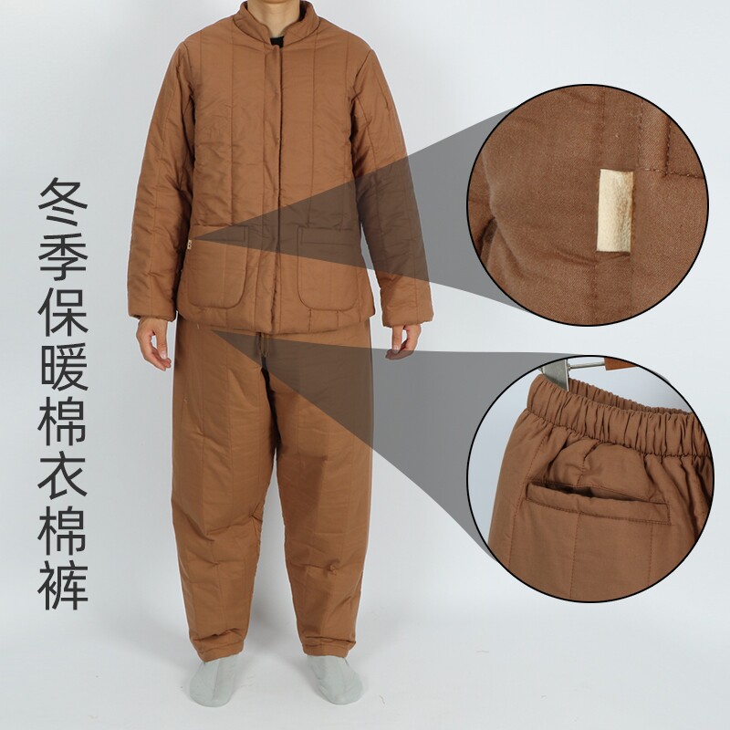 冬季僧服木棉衣棉裤加厚宽松