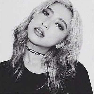 明星同款弹力原宿礼物短项链