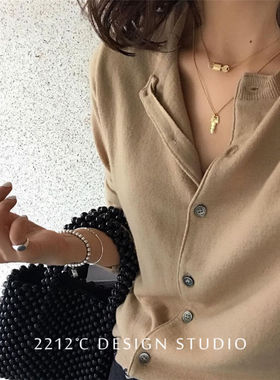 INS同心锁纯银钥匙项链