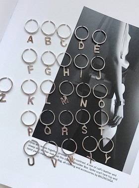 纯银学生礼物开口戒指