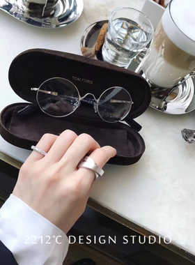 纯银镶钻锆石指环婚戒