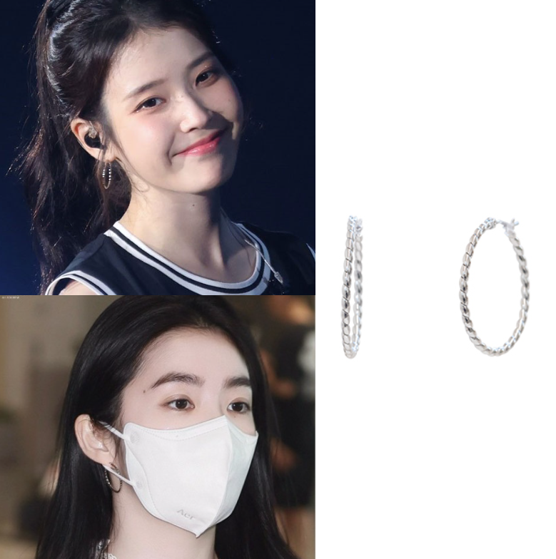 直邮~韩国代购Primaute正品 裴珠泫 irene 李知恩iu同款耳圈 耳环