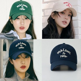 直邮~韩国代购 ROLAROLA正品 张元英同款字母鸭舌棒球帽 休闲帽子