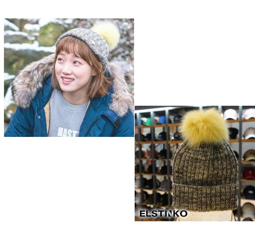 直邮~韩国代购 HATSON正品 ELSTINKO 李圣经同款针织帽 毛线帽子