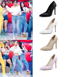 直邮~申敏儿 李孝利同款 Rachel Cox 尖头细高跟鞋 正品韩国代购