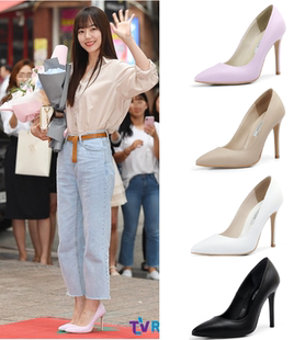 直邮~林秀晶同款 韩国代购 Rachel Cox正品 尖头细高跟鞋 牛皮鞋