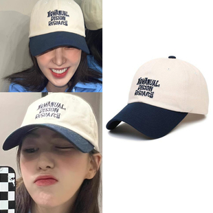 直邮~韩国代购NOMANUAL正品 孙胜完同款字母刺绣棒球帽 男女帽子