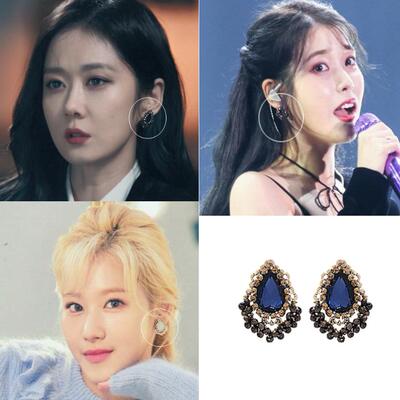 韩国代购jealousy正品 韩剧大发不动产 张娜拉 IU 李知恩同款耳环