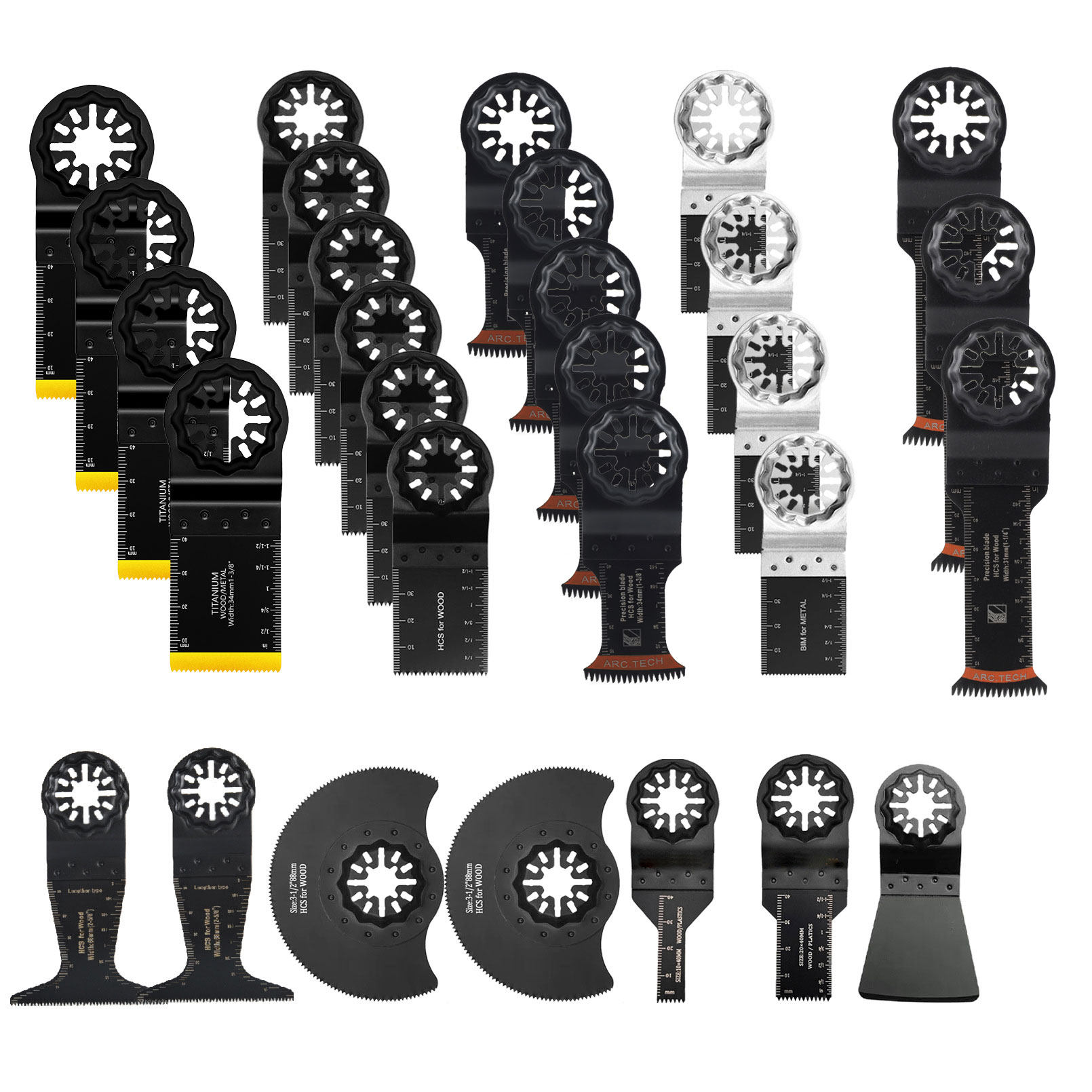 28件装万用宝starlock快速切割塑料管木头木板纤维板带钉子木板