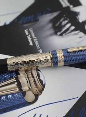 全新Montblanc万宝龙钢笔大文豪系列 托尔斯泰 18K金笔 1868 高配