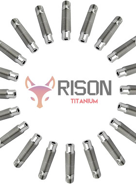 RISON-Titanium 高强度钛合金汽车车轮螺柱 M12/M14（20pcs）
