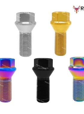 RISONTITANIUM 钛合金轮胎螺丝适用于宝马1234567系X1X2X3X4X5X6