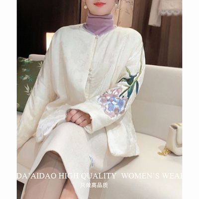 正常新中式国风宽松刺绣