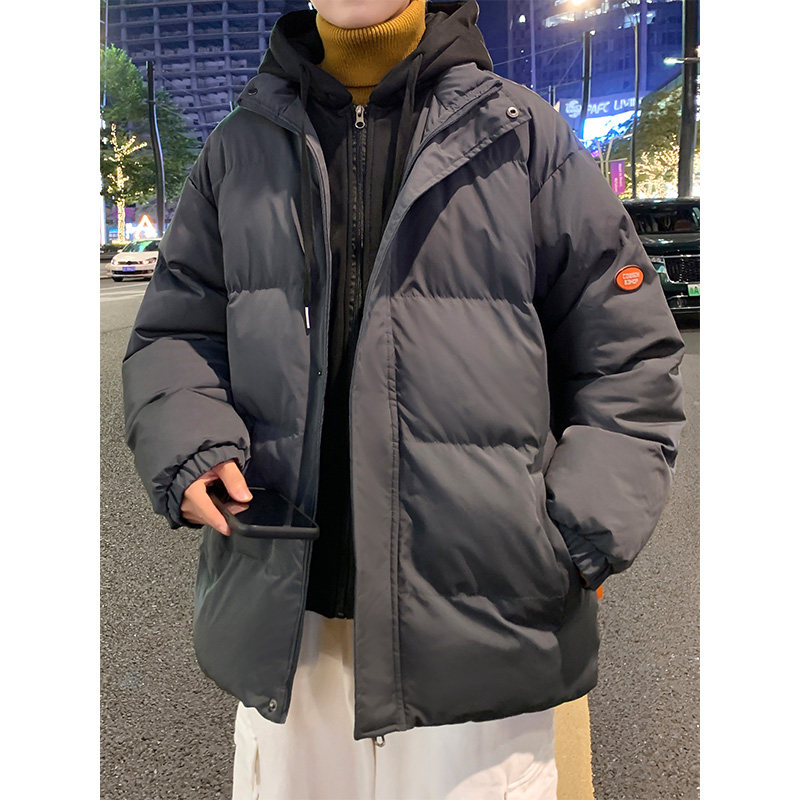 大货10万+冬季情侣港风假两件连帽大棉袄外套MY8313-P85,女装短外套,星座209-1