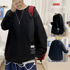 New round neck printed sweater for men in spring