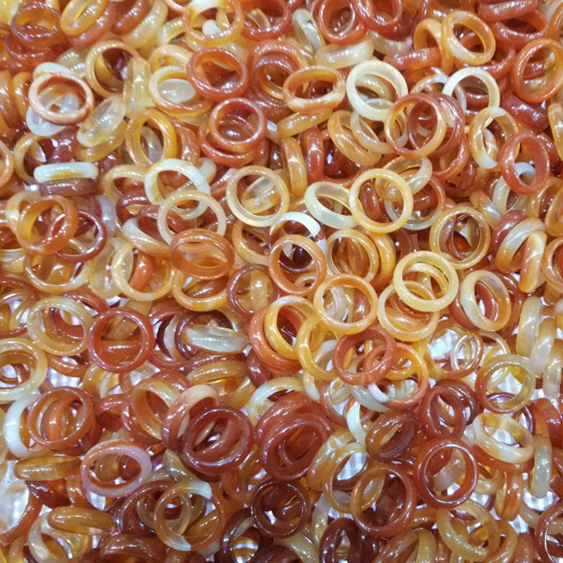 新款精美天然玉石a货冰种玉髓戒指红花玛瑙戒指细条玉髓戒指指环,珠宝/钻石/翡翠,手饰,淘宝优惠券,粉丝福利购,淘宝优惠卷