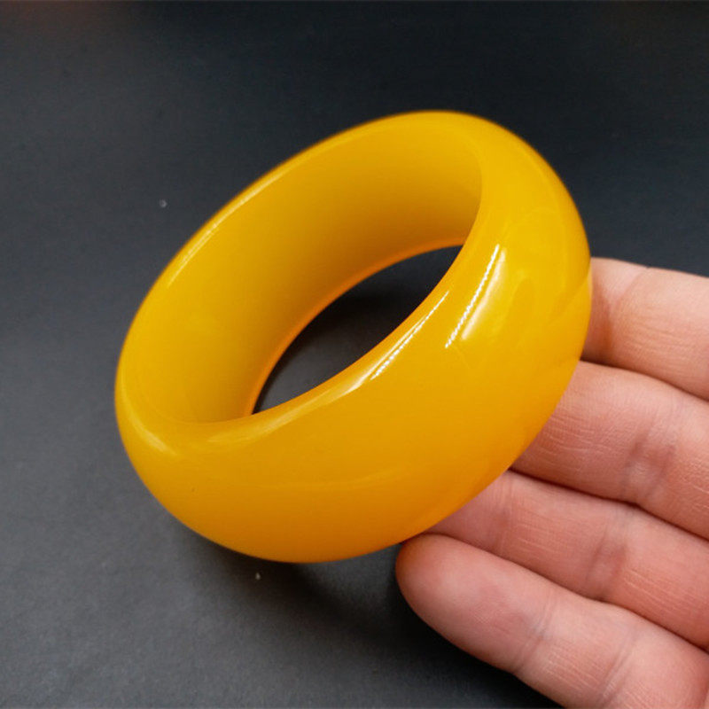 厂家直销 新款蜜蜡琥珀手镯加宽加大号蜜蜡手镯鸡油黄女款镯子,珠宝/钻石/翡翠,手饰,淘宝优惠券,粉丝福利购,淘宝优惠卷